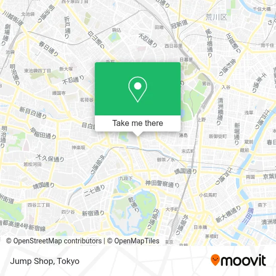 Jump Shop map