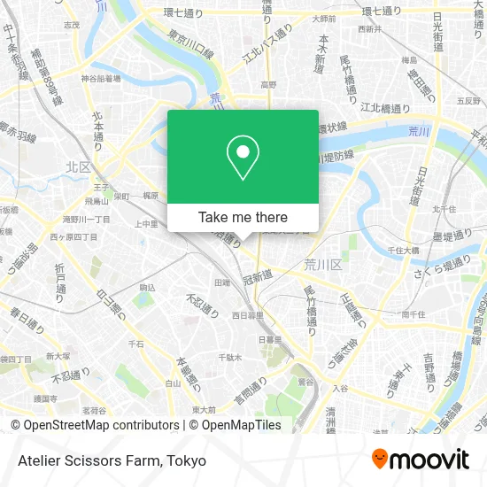 Atelier Scissors Farm map