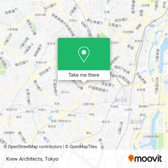 Krew Architects map