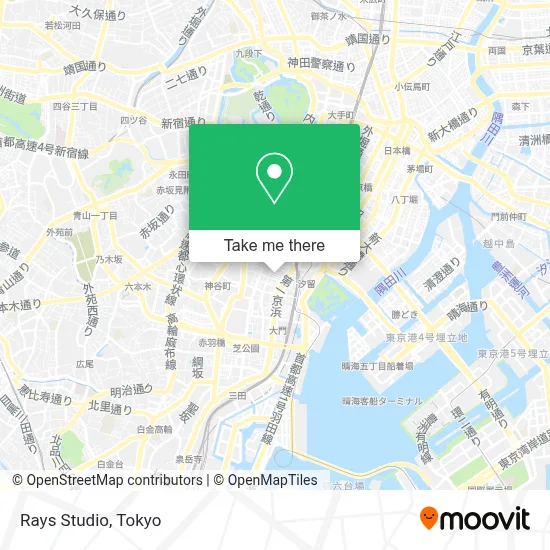 Rays Studio map