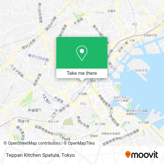 Teppan Kitchen Spatula map
