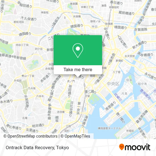 Ontrack Data Recovery map