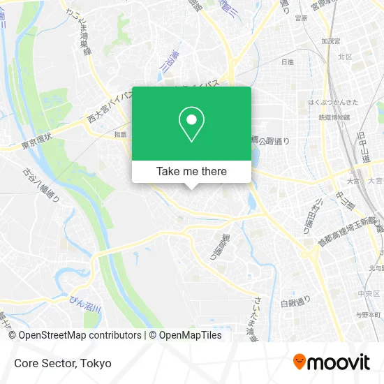 Core Sector map
