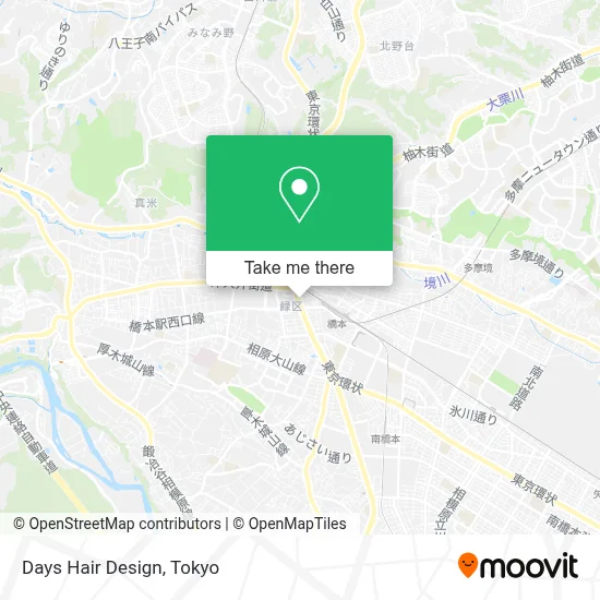 Days Hair Design map