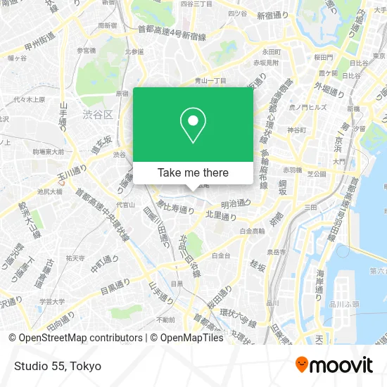 Studio 55 map