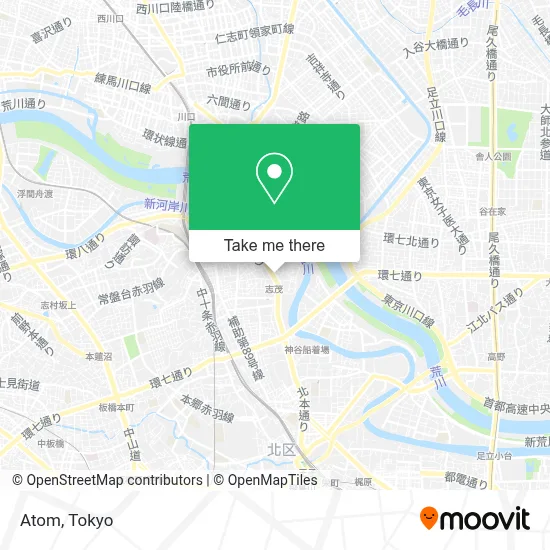 Atom map