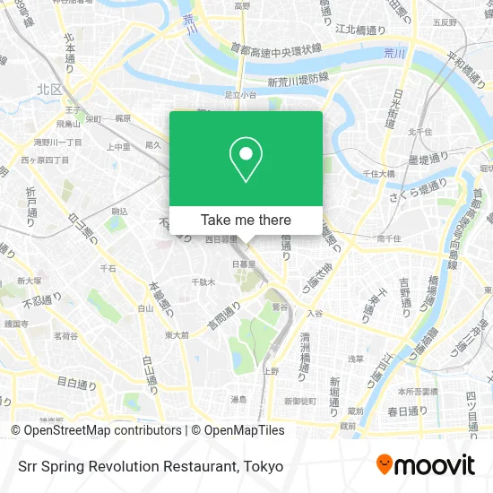 Srr Spring Revolution Restaurant map