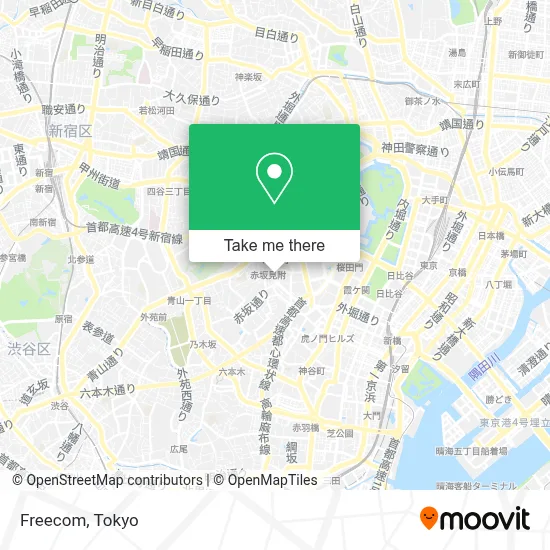 Freecom map