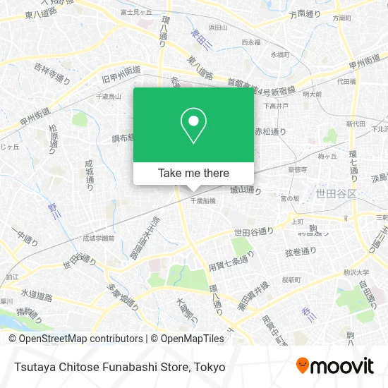 Tsutaya Chitose Funabashi Store map