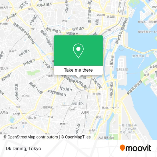 Dk Dining map