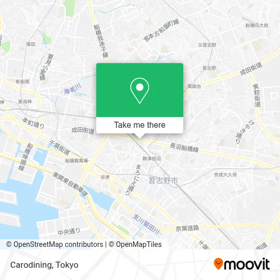 Carodining map