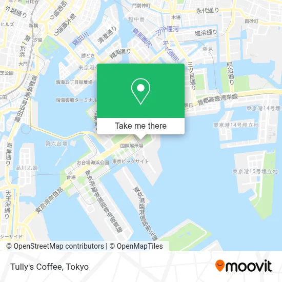 Tully's Coffee map