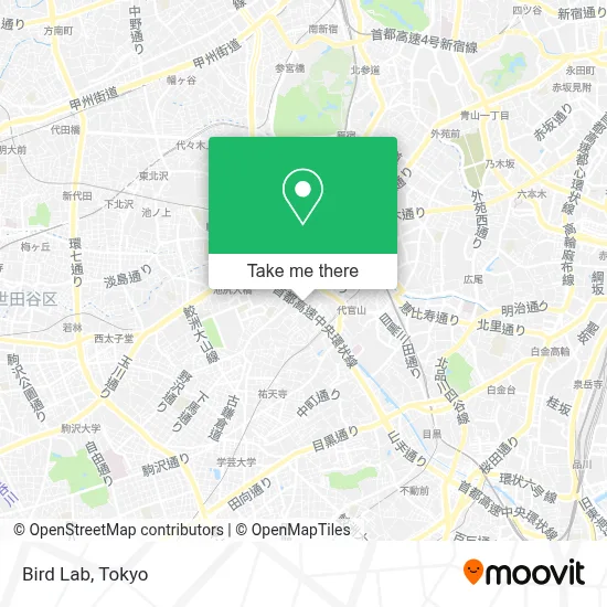 Bird Lab map