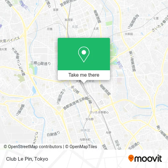 Club Le Pin map