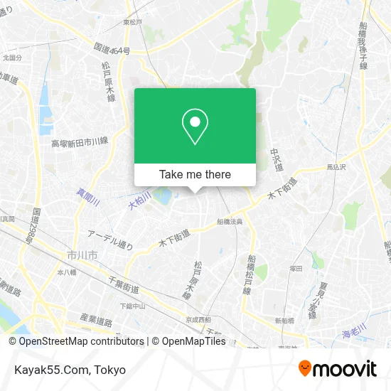 Kayak55.Com map