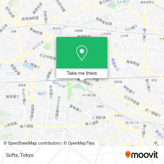 Softs map