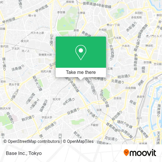 Base Inc. map