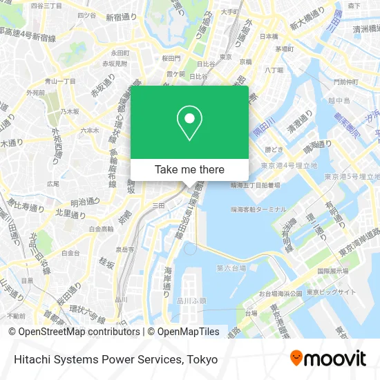 Hitachi Systems Power Services map