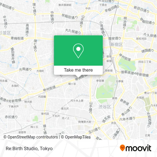 Re:Birth Studio map