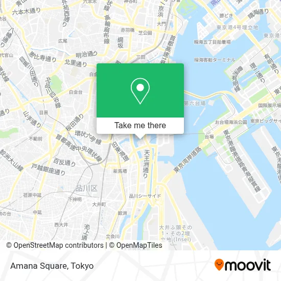 Amana Square map