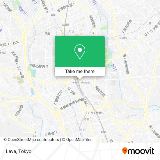 Lava map
