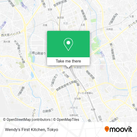 Wendy's First Kitchen map