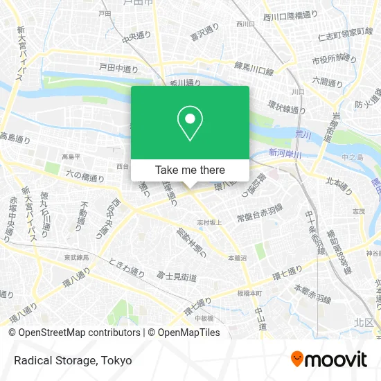 Radical Storage map