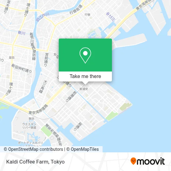 Kaldi Coffee Farm map