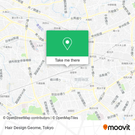 Hair Design Geome map