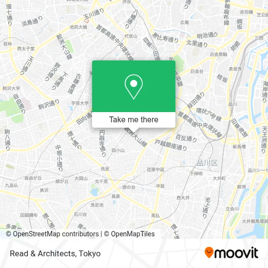 Read & Architects map