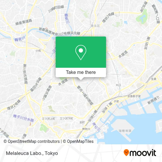 Melaleuca Labo. map