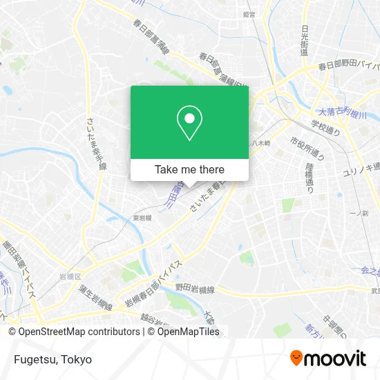 Fugetsu map
