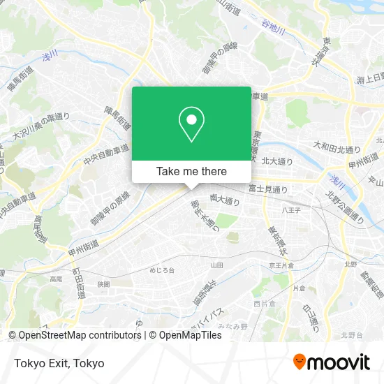 Tokyo Exit map