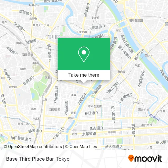 Base Third Place Bar map