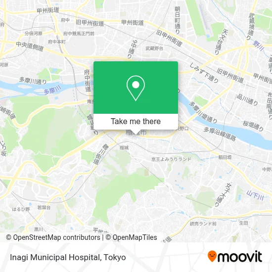 Inagi Municipal Hospital map