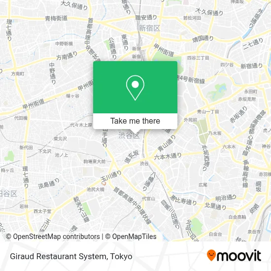 Giraud Restaurant System map