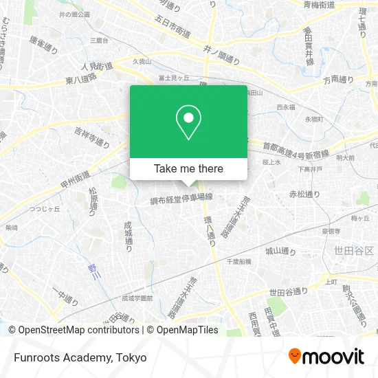 Funroots Academy map
