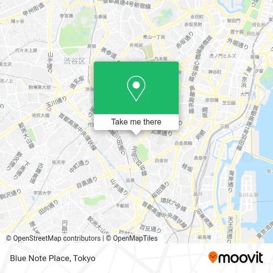 Blue Note Place map