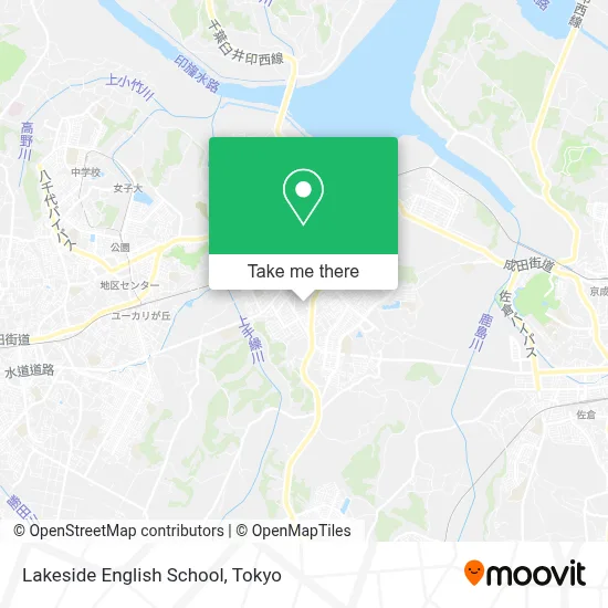Lakeside English School map