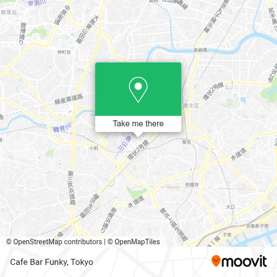 Cafe Bar Funky map