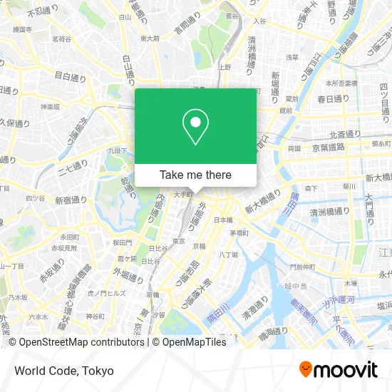 World Code map
