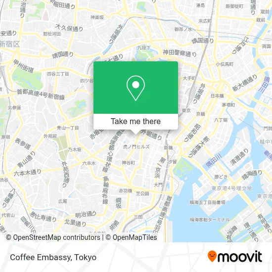 Coffee Embassy map