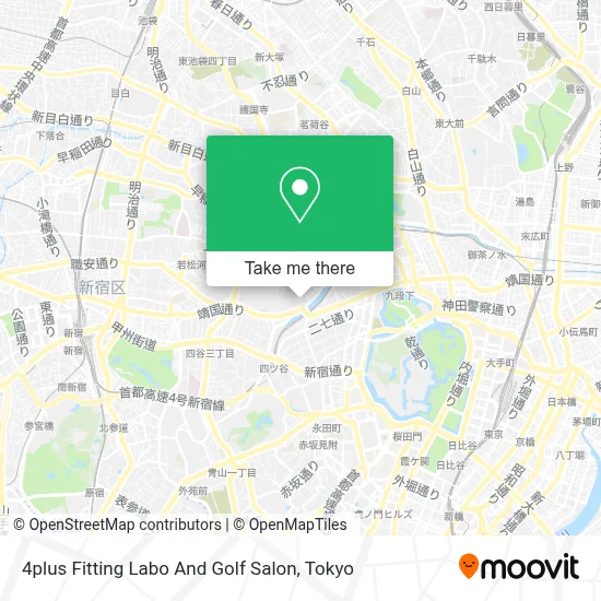 4plus Fitting Labo And Golf Salon map
