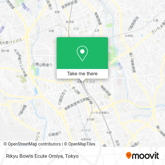 Rikyu Bowls Ecute Omiya map