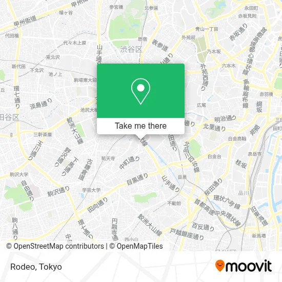 Rodeo map