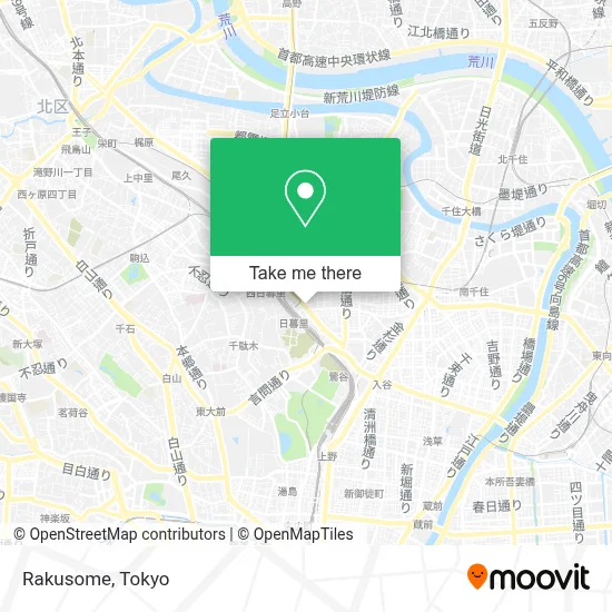 Rakusome map