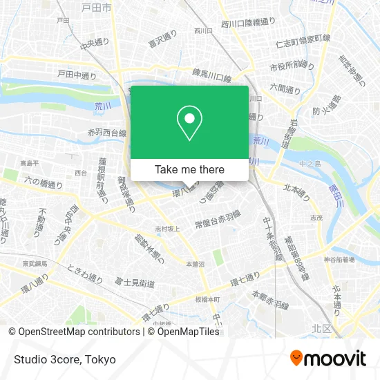 Studio 3core map