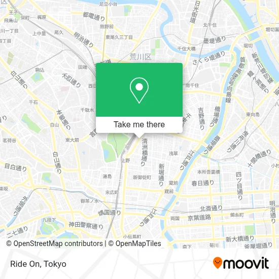 Ride On map