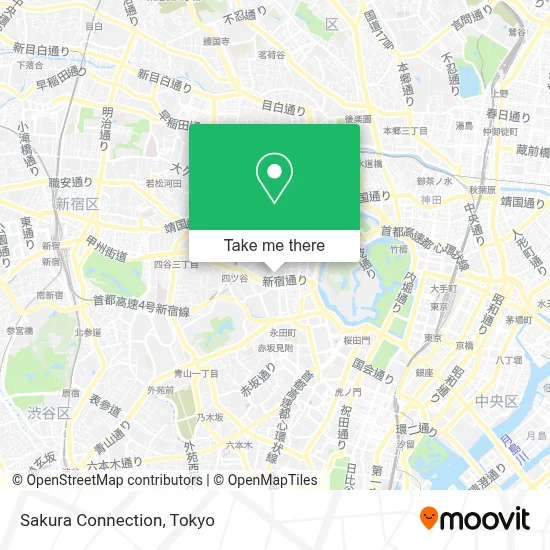 Sakura Connection map