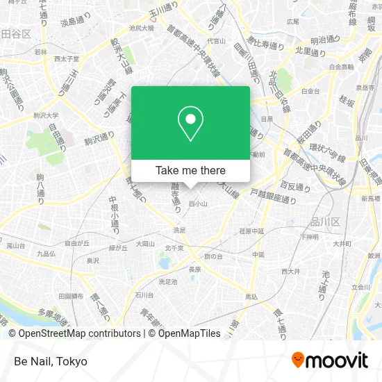 Be Nail map